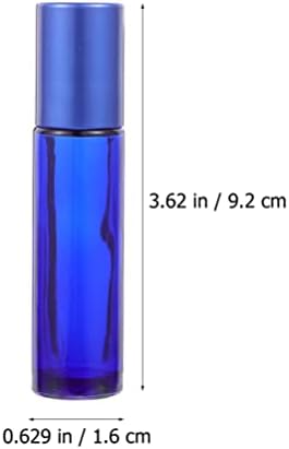 Контејнери за сјај за усни со Solustre 24 парчиња шишиња со ролери за есенцијално масло, повеќенаменско стакло шише со парфем