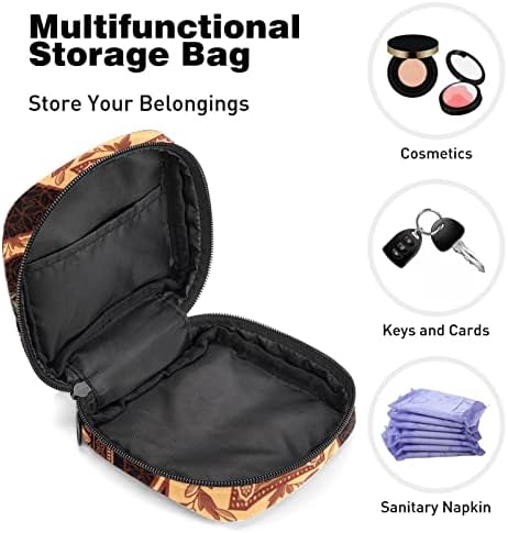 Санитарна торба за складирање на салфетки, торбичка за подлога, торбичка за подлога, мала торба за шминка, гроздобер слон животински етнички уметност