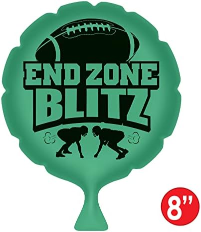 Крајната зона на Beistle Blitz Whoopee Cushion, 8-инчи, зелена/црна боја