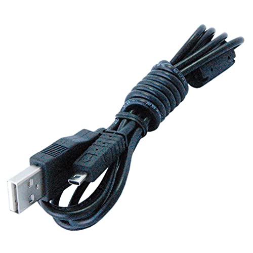 HQRP USB Кабел / Кабел Компатибилен Со Olympus FE-5010, FE-5020, SP-600UZ, ИГЛА-7010 Дигитална Камера