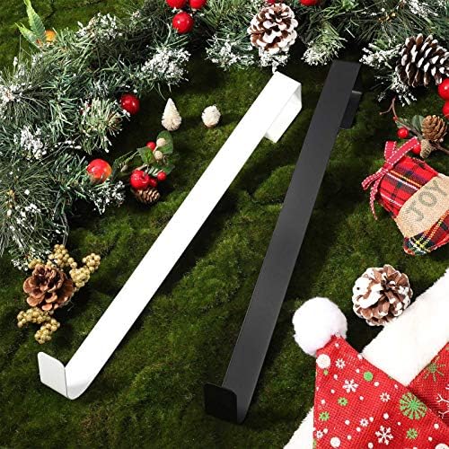 Росавида 15 инчен Метал Венец Закачалка Премија Во Текот На Вратата Венец Кука За Божиќ Декорација Бела