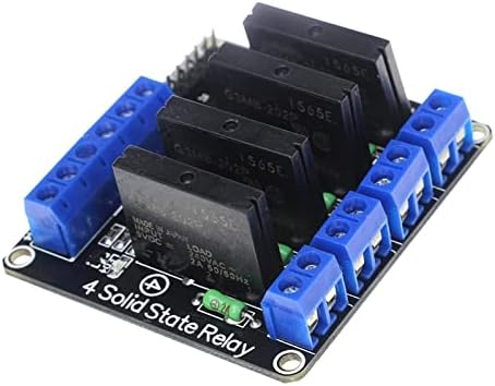 1/2 / 4 канален штафета со цврста состојба на каналот G3MB-202P DC-AC PCB SSR во 5VDC OUT 240V AC 2A