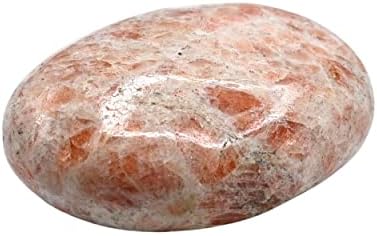 Сонцето Палм камен - Топла масажа Загрижена камен за балансирање на природно тело чакра, заздравување на Реики и кристална решетка