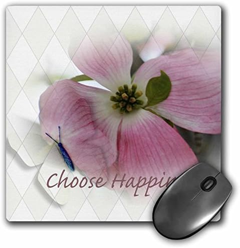 3дроза 8 Х 8 Х 0,25 Инчи Подлога За Глувче Дренка И Пеперутка, Инспиративни Изберете Среќа, Цитати, Цвеќиња