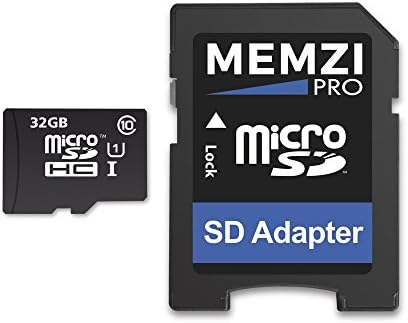 MEMZI PRO 32gb 90MB/S Класа 10 Микро Sdhc Мемориска Картичка СО SD Адаптер За Alcatel 1, 1C, 1X, 3C, 3L, 3V, 3X, 5, 5V, 7, U3, U5, A2