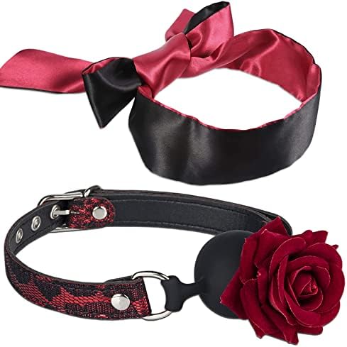 Сексуално ропство BDSM играчки силиконски роза и свила од свила за ролетни 2 во 1 комплет, играчки за возрасни прилагодливи кожни врзани