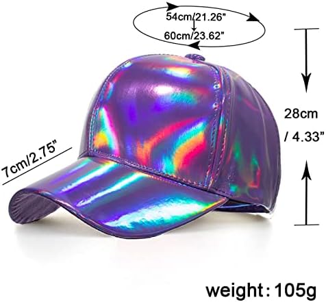 Manhong Female Female Female Lettue Casual Multicolour Baseball Cap PU кожа прилагодлива капа на капачињата капачиња капаче капа