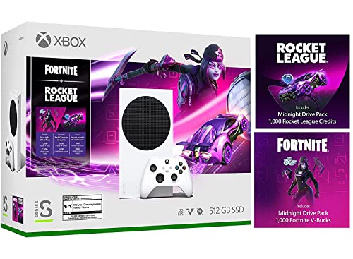 Microsoft Xbox Серија S 512GB SSD Сите Дигитални Конзола-Fortnite &засилувач; Ракета лига јас БЕЗЖИЧЕН Контролер I HDR I 1440p