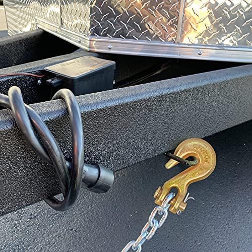 Towmavin 1/4 Clevis Grab Hook Pin Clevis Misting Train Transport Transe Trailer Hook 3600 lbs Работна напнатост