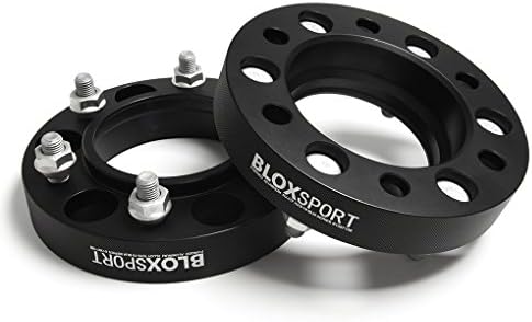 BLOXSPORT 6x139. 7 растојанија на тркала За тојота 4pc 25mm Центар Центрични адаптери На Тркала Црни 6 навртки 6x5, 5 CB106 За