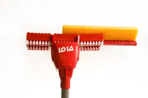 LOLA Products Pro Amazin 'Scrubber Roller Mop Refil, полиуретан пена сунѓер, кат и чистач на палуби, совршен за винил, плочки, мермер