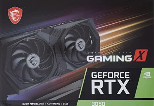 MSI GeForce RTX 3050 Gaming X 8G Gaming Graphics Card - 8 GB GDDR6X, 1845 MHz, PCI Express Gen 4 x 8, 128 -битен, 3x DP V 1.4A, HDMI 2.1