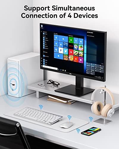 Maxuni USB Bluetooth Адаптер за КОМПЈУТЕР 5.0, Bluetooth Dongle 5.0 Адаптер, USB Bluetooth Dongle 5.0