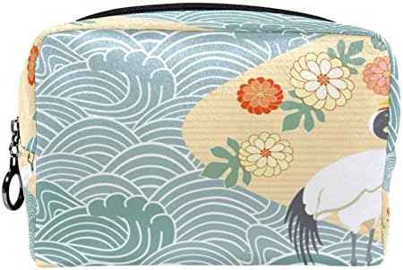 Тоалетна Торба, Козметичка Торба За Шминка За Патувања За Жени Мажи, Бран Кран Во Јапонски Стил