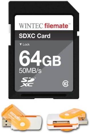 64gb Класа 10 SDXC Мемориска Картичка СО Голема Брзина 50MB/Сек. За Canon PowerShot SX130 Е PowerShot SX150IS Камери. Совршен за континуирано