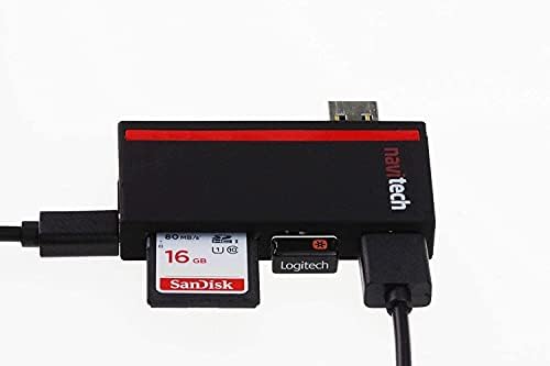 Навитех 2 во 1 ЛАПТОП/Таблет USB 3.0/2.0 Hub Адаптер/Микро USB Влез со Sd/Micro SD Читач На Картички Компатибилен Со HP Spectre