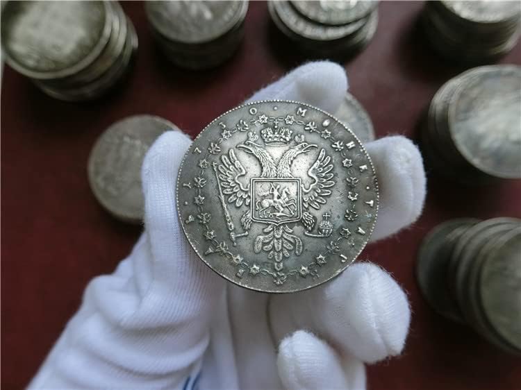 Царска руска империја Ана Иванова Античка сребрена монета руба монета Античка девизи