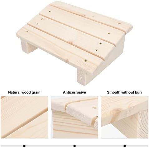 Луози дрвена столче за нозе под бирото одморот, наклон столче за стапала, канцеларија за стапало столче столче