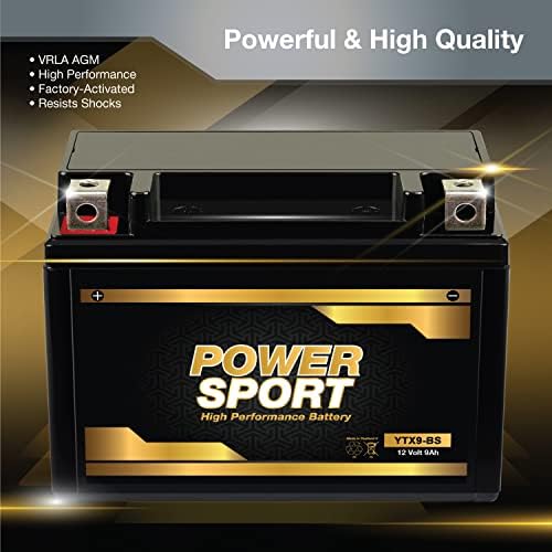 Експертска моќност 12V9AH YTX9-BS ETX9 - BS Agm Одржување Бесплатна Моќност Спортска Батерија