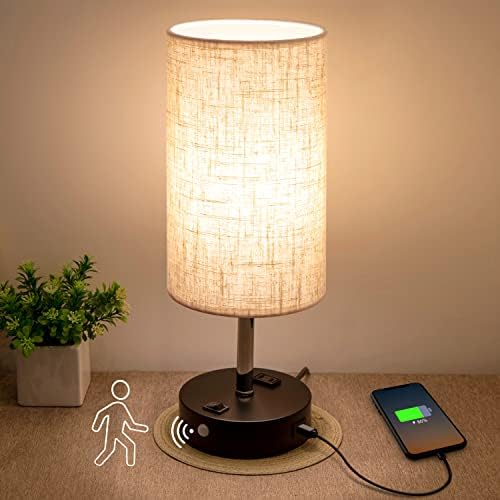 Светилка За Сензор За движење на сопственикот На живот, USB Светилка Вклучуваат Топла Бела Сијалица, Светилка За Сенка На Ткаенина Вградена