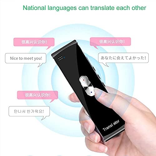 Tfiiexfl Пренослив Мини Паметен Преведувач 70 Јазици Двонасочна Апликација За Инстант Гласовен Преведувач Во Реално Време