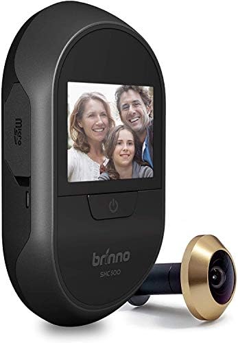 Безбедносна камера на Brinno Prephole SHC500 - Дизајн на доказ за кражба - супериорна траење на батеријата - без откривање на движење