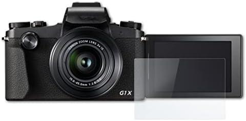 атфоликс Пластика Стакло Заштитна Фолија Компатибилен Со Канон PowerShot G1 X Марк III Стакло Заштитник, 9H Хибридно Стакло FX Стакло Екран Заштитник На Пластика