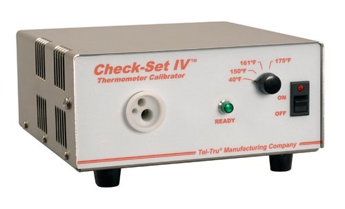 Тел-Тру CS4-F80-310 Check-Set IV Thermometer Calibrator, 40-150-161-175 степени Фаренхајт, 3 дупка 0,125 /0.187 /0.250 Па, вметнете, NIST