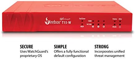 Patchguard Firebox T15-W со вкупно безбедносен пакет WGT16641-WW