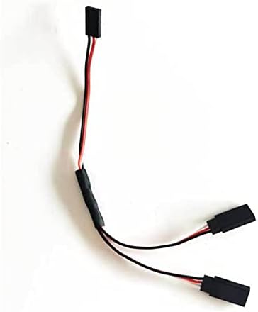 Jianniu серво y продолжено кабел, машки женски приклучок серво продолжение од 1 до 2 y ​​жици за RC авиони и делови за автомобили 30 жица