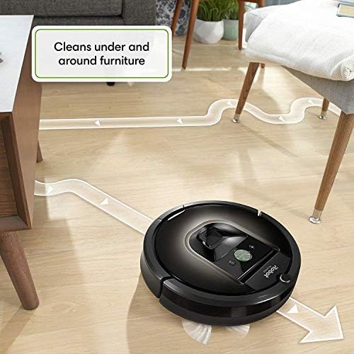 iRobot Roomba 980 Робот Вакуум-Wi-Fi Поврзани Мапирање, Работи Со Алекса, Идеален За Миленичиња Коса, Теписи, Тврди Подови, Моќ Поттик