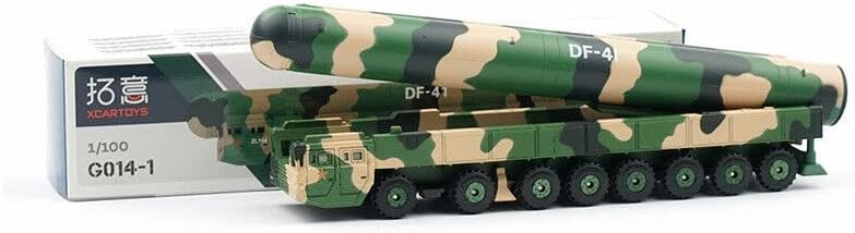 Dagijird 1/100 легура борец воен модел Донгфенг ДФ-41 Интерконтинентален балистички ракетен ракетен модел на возила