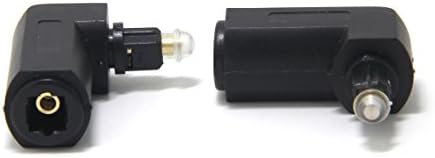 Адаптер за адаптер за дигитален оптички аудио кабел од 90 степени со 90 степени, машко до женско