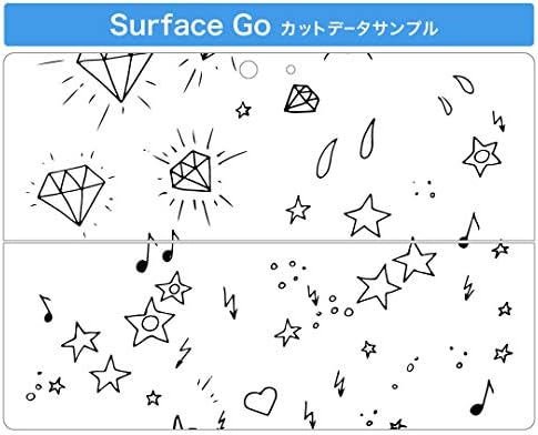 Покрив за декларации на Igsticker за Microsoft Surface Go/Go 2 Ultra Thin Protective Tode Skins Skins 012023 Илустрација симпатична