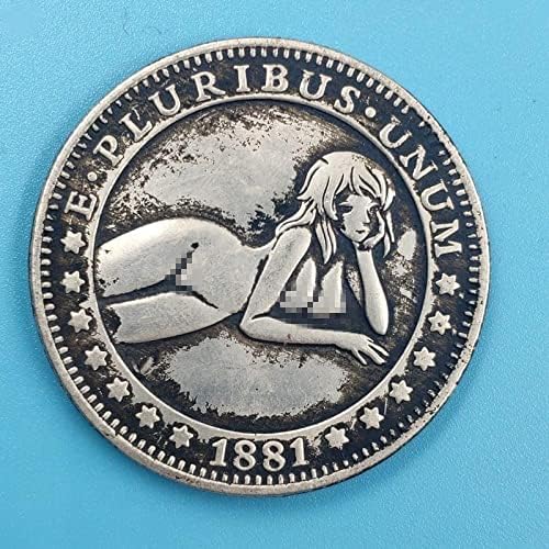 Американски Скитник Секси Монета Убавина Череп Монета Комеморативна Колекционерска Монета Подарок Предизвик Монета