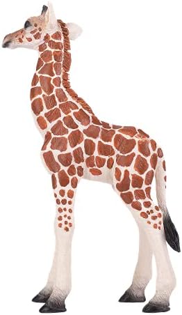 Мојо жирафа теле реалистична меѓународна фигура на играчки со рачно диви животни