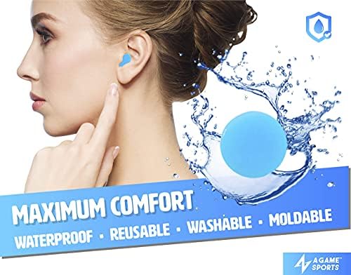 7 парови што можат да се користат повторно силиконски ушни приклучоци за спиење | Водоотпорни приклучоци за пливање, откажување на бучава,