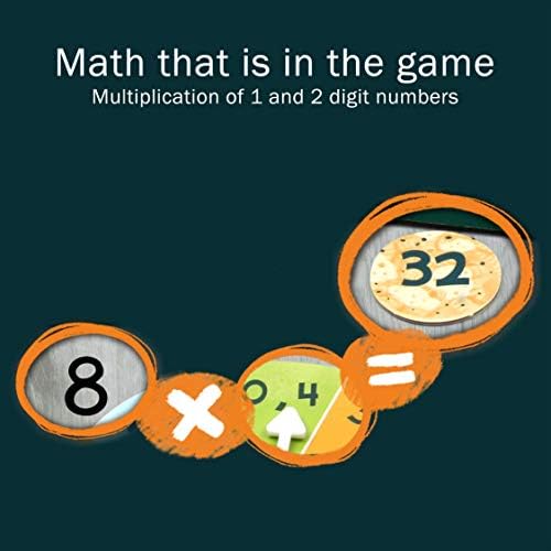 Логика Корени Велат Сирење Множење Игра-Забава Математика Игра На Табла за 7-10 Години, Лесен Почеток Напредни Матични Играчки, Совршен Едукативен