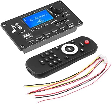 XWWDP 12V Bluetooth 5.0 приемник CAR MP3 Player Decoder Board Color Screen FM Radio Support Call Shoce Recoding Aux Audio функција