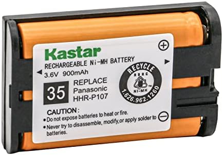 Kastar 1-Pack HHR-P107A Battery Replacement for Panasonic KX-TG6022 KXTG6022 KX-TG6022B KXTG6022B KX-TG6023 KXTG6023 KX-TG6023M KXTG6023M KX-TG6051 KXTG6051 KX-TG6051M KXTG6051M Home Handset Phone