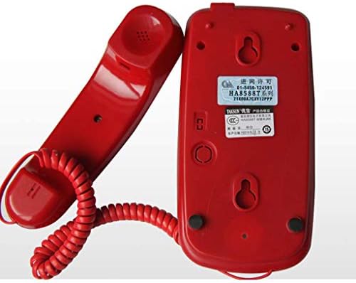 Телефонски монтиран телефон со QDID Wallид Телефонски жичен телефон не-телефонски мелодии што се прилагодени за канцелариски хотел