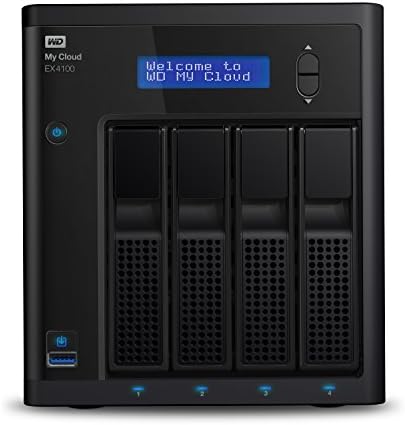 WD 4TB Diskless My Cloud EX4100 Expert Series Series 4 -Bay Metwork Actures Storage - NAS - WDBWZE0000NBK -NENSN