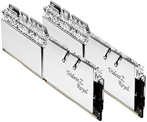 Г. Вештина Тридент З Кралската Серија [Сребрена] 16GB 288-Пин SDRAM DDR4 3200 CL16-18-18-38 1.35 V Двојна Канал Десктоп Меморија