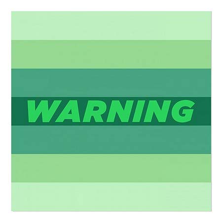 CGSignLab | Предупредување-Модерен Градиент Прицврстување На Прозорецот | 12 x12