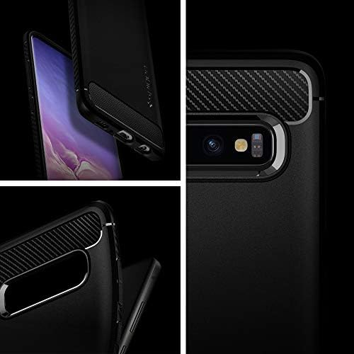 Спиген Солиден Оклоп Дизајниран За Случајот Samsung Galaxy S10-Matte Black