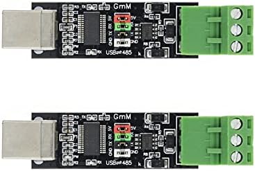 Rakstore 2PCS USB до TTL RS485 Двојна функција Двојна заштита USB до 485 модул FT232 чип