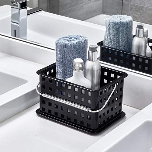 корпа за туширање со пластична бања за бања за бања, здравје, козметика, снабдување со коса и производи за убавина - 5,3 x 8,8