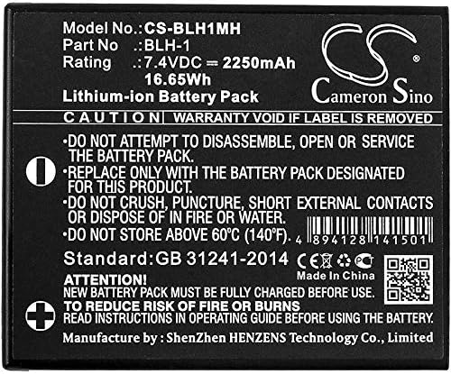 Камерон Сино 2250mAh Заменска батерија за Олимп Е-М1, Е-М1 Марк II, Марк II огледало