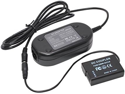 Комплет за адаптер за напојување со AC/полнач за Panasonic DMC-GX1 DMC-GF2 DMC-G3 камкордери со DMW-DCC9 DC спојник, замена за DMW-AC8
