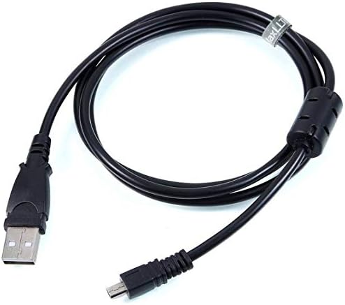 5ft Дополнителен долг 2-во-1 UC-E6 / UC-E16 UC-E17 8PIN USB PC полнач за батерии Кабел за податоци за кабел за податоци за Nikon Coolpix L310